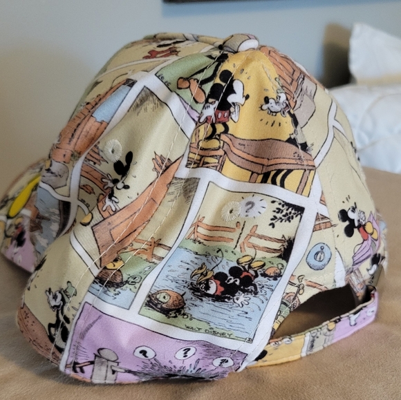 Disney Mickey Mouse Ball Cap Hat - Red, Yellow, Black AWESOME!!! Like New - Picture 4 of 6